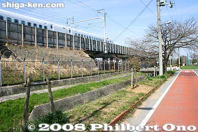 Keywords: shiga aisho-cho echigawa-juku shinkansen train tracks