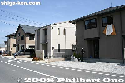 Modern homes in Echigawa
Keywords: shiga aisho-cho echigawa-juku