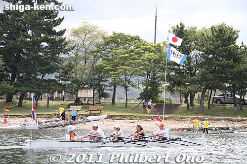 Keywords: shiga hikone lake biwa fisa world rowing tour biwako lake biwa boats 
