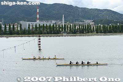 Finish line.
Keywords: shiga otsu lake biwa regatta boat race