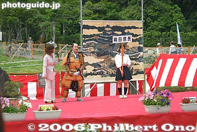 Nobunaga speaks.
Keywords: shiga azuchi-cho nobunaga festival matsuri
