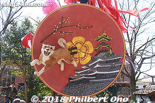 Jukku-kai float. 十区会
Keywords: shiga omi hachiman sagicho matsuri festival float 2018 dog
