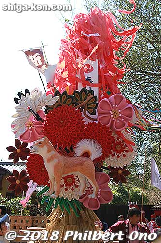 Shinmachi-dori float. 新町通り
Keywords: shiga omi hachiman sagicho matsuri festival float 2018 dog