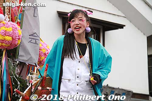 Shichikukai children's float. 紫竹会
Keywords: shiga omihachiman sagicho matsuri festival float 2018 dog