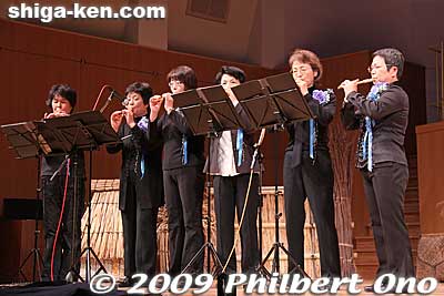 Keywords: shiga azuchi omi-hachiman bungei no sato yoshibue reed flute concert music 