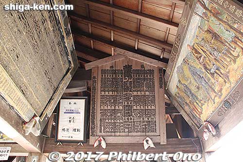 Thus rest house has all these old paintings and objects.
Keywords: shiga higashiomi tarobogu aga shrine