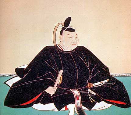 Ii Naosuke's portrait painted by Kano Eigaku (狩野永岳). He wrote the poem above the painting offered to Seiryoji temple in Hikone. 
Keywords: shiga hikone castle ii naosuke
