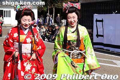 These photos were taken on Nov. 3, 2009.
Keywords: shiga hikone castle parade festival matsuri