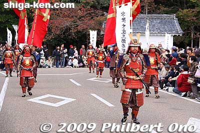 Keywords: shiga hikone castle parade festival matsuri 
