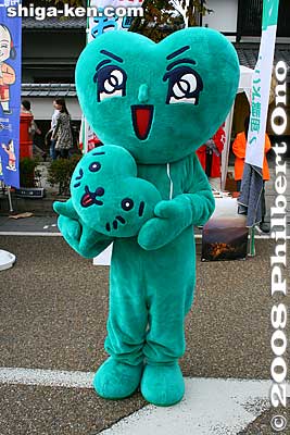 Aoi-kun from Aoi-ku, Shizuoka. あおいくん (静岡 静岡市葵区）
Keywords: shiga hikone mascot character costume yuru-kyara festival matsuri 