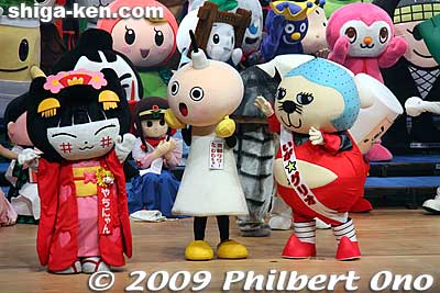 Keywords: shiga hikone yuru-kyara mascot character festival 