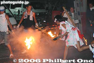 Also see the [url=http://www.youtube.com/watch?v=SLhWPMMf4m8]video at YouTube.[/url]
Keywords: japan shiga hino-cho fire festival hifuri matsuri japanchild