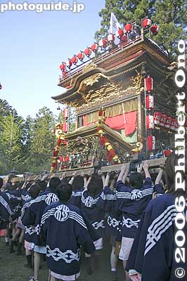 Keywords: shiga hino-cho matsuri festival float