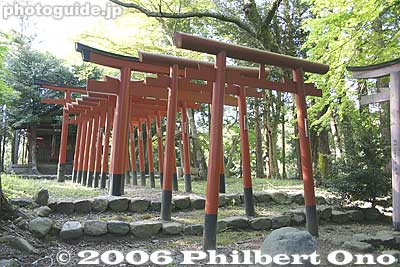 Inari Shrine torii
Keywords: shiga hino-cho nakano castle