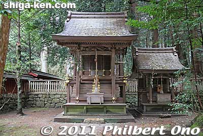 Aburahi Shrine's afiliate shrines.
Keywords: shiga koka aburahi matsuri shrine 