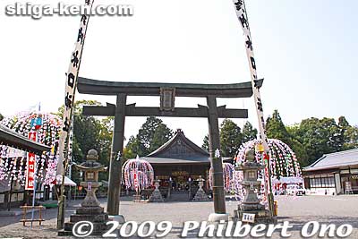 Minakuchi Shrine torii 水口神社
Keywords: shiga koka minakuchi-juku tokaido post town shinto shrine 