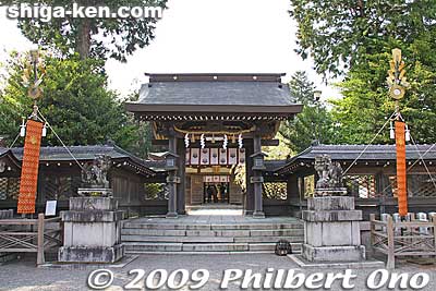 Minakuchi Shrine
Keywords: shiga koka minakuchi-juku tokaido post town shinto shrine 