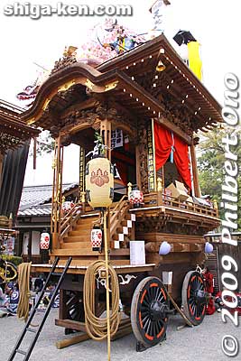 Tamachi-Katamachi float
Keywords: shiga koka minakuchi hikiyama matsuri festival floats 