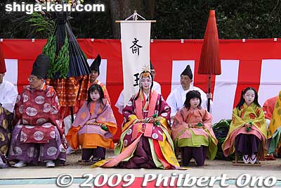 Keywords: shiga koka tsuchiyama saio princess procession kimono women matsuri festival 