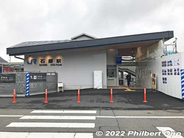 New JR Ishibe Station, Kusatsu Line. New station under construction in late 2022.
Keywords: shiga prefecture konan ishibe tokaido