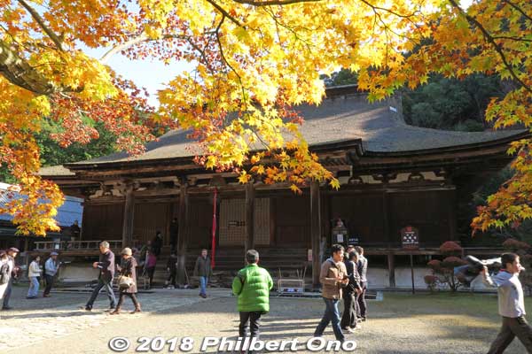 Saimyoji Temple Hondo hall (National Treasure)
Keywords: shiga kora saimyoji tendai temple autumn foliage leaves maple momiji