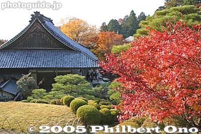 Keywords: shiga prefecture higashiomi hyakusaiji temple fall autumn leaves colors Hyakusaijifall kotosanzan
