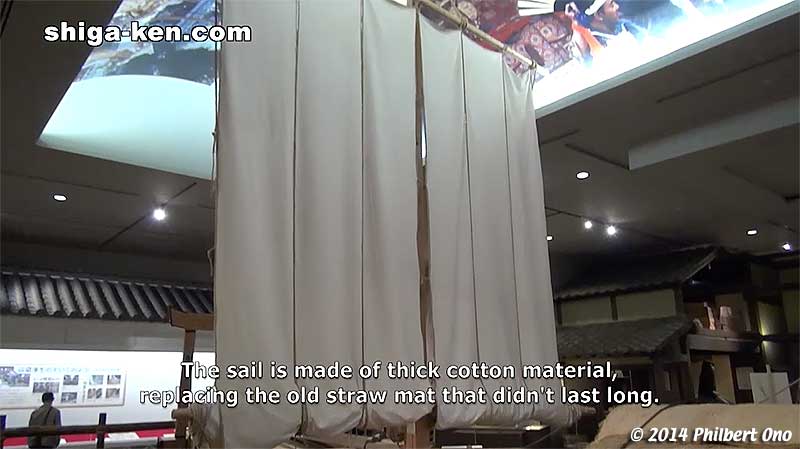 The sail is made of thick cotton material, replacing the old straw mat that didn't last long.
Keywords: shiga kusatsu karasuma peninsula lake biwa museum aquarium fish
