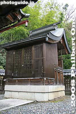 Naotaka Shrine Honden Hall
Keywords: shiga maibara bamba-juku banba nakasendo post stage town station shukuba shinto shrine ii naotaka