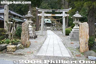 Kitano Shrine
Keywords: shiga maibara bamba-juku banba nakasendo post stage town station shukuba shinto shrine