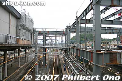 Keywords: shiga Maibara Station building construction