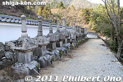 Other Kyogoku Clan graves.
Keywords: shiga maibara kashiwabara-juku nakasendo shukuba 