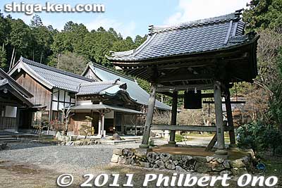 Jobodai-in temple's Bell tower
Keywords: shiga maibara kashiwabara-juku nakasendo shukuba