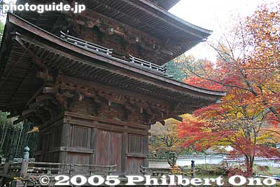 Keywords: shiga maibara kashiwabara kiyotaki tokugen-in temple kyogoku clan fall foliage autumn leaves pagoda