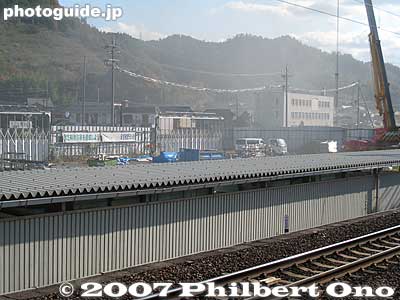 Smoke from the train.
Keywords: shiga maibara train station steam locomotive railway