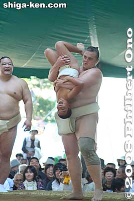 Upsy daisy
Keywords: shiga maibara sumo exhibition tournament wrestlers rikishi ozumo 