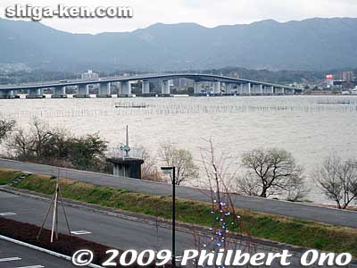 Biwako Ohashi Bridge as seen from Pieri Moriyama.
Keywords: shiga moriyama shopping mall