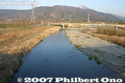 Anegawa River, looking upstream
Keywords: shiga nagahama battle of anegawa ane river