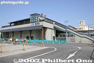 Nagahama Station, west side (Nagahama Castle side)
Keywords: shiga nagahama JR train station