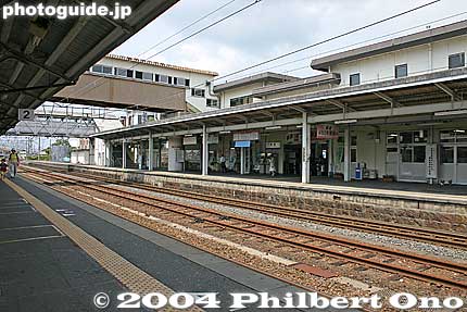 Old Nagahama Station platform.
Keywords: shiga nagahama JR train station