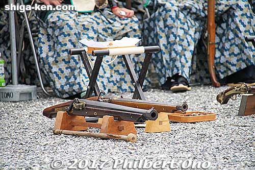 Keywords: shiga nagahama shusse matsuri festival matchlock gun castle