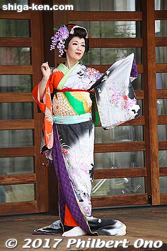 Keywords: shiga nagahama shusse matsuri festival kimono ladies women matsuribijin