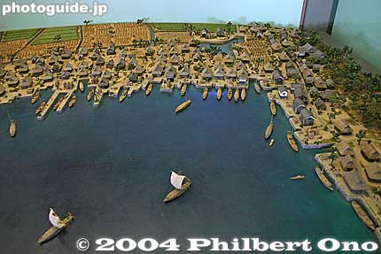 Diorama of Oura Port. [url=http://goo.gl/maps/U3QDC]MAP[/url]
Keywords: shiga nagahama nishi azaicho