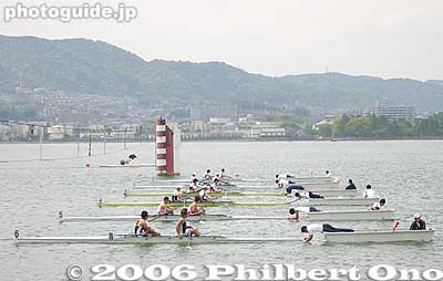 Starting line
Keywords: shiga prefecture otsu lake biwa biwako regatta boat race rowing regattabest