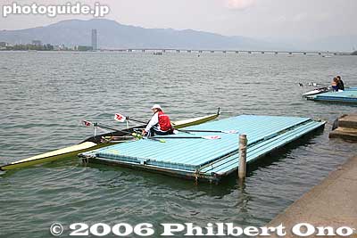 Boat landing
Keywords: shiga prefecture otsu lake biwa biwako regatta boat race rowing