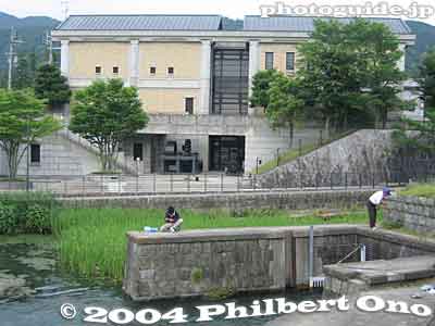 Lake Biwa Canal Museum at bottom of Keage Incline
The museum opened in 1996.
Keywords: shiga prefecture otsu biwako sosui canal lake biwa