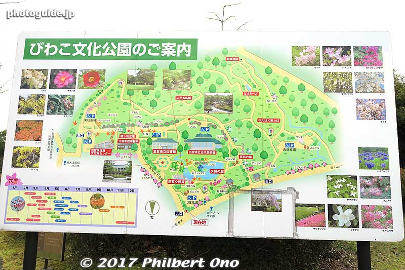 Biwako Bunka Park or Bunka Zone, featuring a Japanese garden, the Museum of Modern Art, and Shiga Prefectural Library.
Keywords: shiga otsu bunka zone park