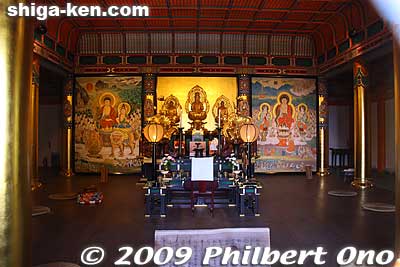 Inside the pagoda.
Keywords: shiga otsu enryakuji buddhist temple tendai 