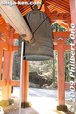 Bell tower 
Keywords: shiga otsu enryakuji buddhist temple tendai 