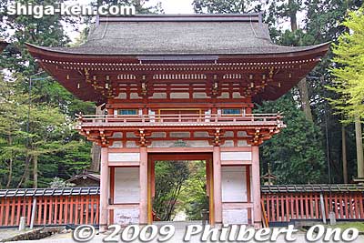 Romon Gate rear
Keywords: shiga otsu shinto hiyoshi taisha shrine 