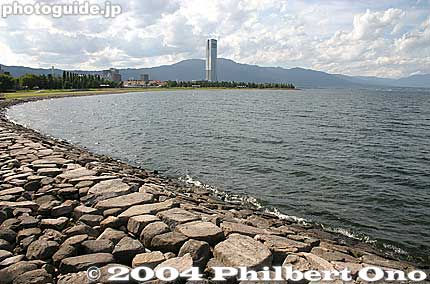 Rocky shore
Keywords: shiga otsu lakefront lake biwako 